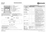 Bauknecht BSPH 5900 IN Program Chart