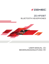 ZENEC ZE-HP50BT Benutzerhandbuch