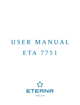 Eterna ETA 7751 Benutzerhandbuch