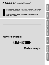 Pioneer GM-6200F Benutzerhandbuch