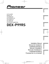 Pioneer DEX-P99RS Installationsanleitung