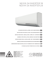 Olimpia Splendid NEXYA S4 inverter 9/12/18/24 Benutzerhandbuch