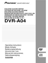 Pioneer DVR DVR-A04 Benutzerhandbuch