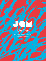 JAM Live True HX-EP900 BKB Bedienungsanleitung