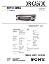 Sony XR-CA670X Benutzerhandbuch