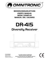 Omnitronic DR-415 Benutzerhandbuch