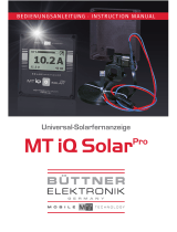 Buttner Elektronik MT iQ Solar Pro Benutzerhandbuch