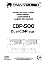 Omnitronic CDP-500 Benutzerhandbuch