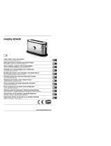 Morphy Richards 2 slice Fusion ‘long’ slot toaster Benutzerhandbuch