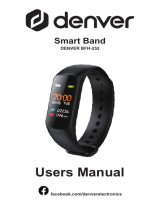 Denver BFH-252 Smart Band Watch Benutzerhandbuch