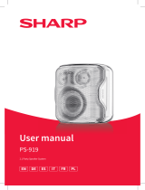 Sharp PS-919(BK) Bedienungsanleitung