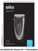 Braun 190s-1, 190cb-1, 170s-1, Series 1 Benutzerhandbuch