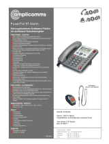 Amplicomms PowerTel 97 Alarm Bedienungsanleitung