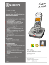 Amplicomms PT 700 Datenblatt