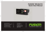 Fusion MS-RA210 Schnellstartanleitung