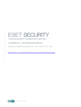 ESET Security for Microsoft SharePoint 7.1 Bedienungsanleitung