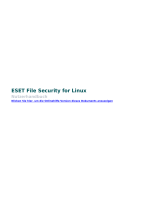 ESET File Security for Linux 7 Bedienungsanleitung