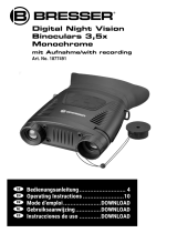 Bresser 1877491 Digital Night Vision Binoculars 3,5x Monochrome Bedienungsanleitung