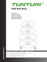 Tunturi Wall Ball Rack - box 1/2 Bedienungsanleitung