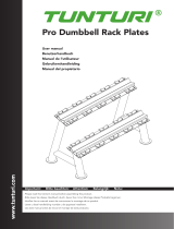 Tunturi Pro Dumbbell Rack Plates (2pcs), Incl 5 Saddles Bedienungsanleitung