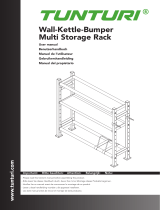 Tunturi Wall-Kettle-Bumper Multi Storage Rack (1/2) Bedienungsanleitung