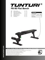Tunturi FB 80 Flat Bench Bedienungsanleitung
