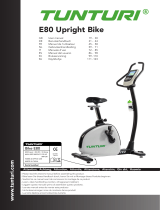 Tunturi E80 Upright Bike Bedienungsanleitung