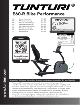 Tunturi E60-R Recumbent Exercise Bike Benutzerhandbuch