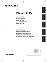 Sharp PN-70TH5 Bedienungsanleitung
