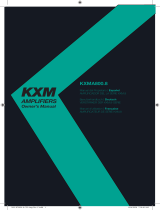 Kicker KXMA800.8 Amplifier Bedienungsanleitung