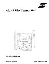 ESAB A2, A6 PEK Control Unit Benutzerhandbuch