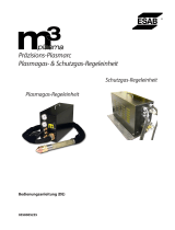 ESAB m3 plasma Precision Plasmarc Plasma Gas Box & Shield Gas Box Benutzerhandbuch