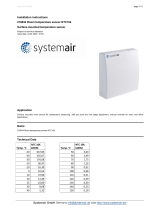 SystemAir NTC10k Installation Instructions Manual