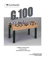 Garlando G-100 Assembly Instructions Manual