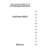 Proxxon Gaslotset MGS Benutzerhandbuch