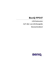 BenQ FP547 - 15" LCD Monitor Benutzerhandbuch