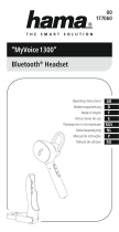 Hama 00177060 MyVoice 1300 Bluetooth Headset Bedienungsanleitung