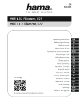 Hama 176555 WiFi LED Filament, E27 Benutzerhandbuch