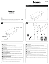 Hama 00133484 USB Sound Card Bedienungsanleitung