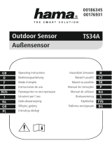 Hama 00186345 TS34A Outdoor Sensor Bedienungsanleitung