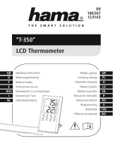 Hama T-350 LCD Thermometer Bedienungsanleitung