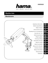 Hama 00095820 Full Motion Monitor Arm Bedienungsanleitung