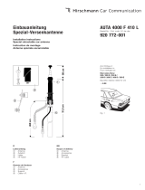 Hirschmann Car Communication AUTA 4000 F 410 L Installationsanleitung