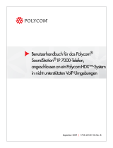 Poly SoundStation IP 7000 Video Integration Benutzerhandbuch