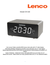 Lenco CR-530WH Stereo FM alarm clock radio Bedienungsanleitung
