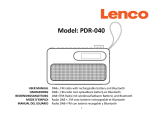 Lenco PDR-040BAMBOOWH Bedienungsanleitung