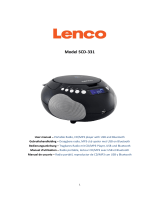 Lenco SCD-331BK Bedienungsanleitung