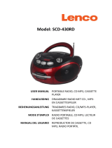 Lenco SCD-430RD Bedienungsanleitung
