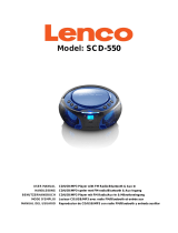 Lenco SCD-550RD Bedienungsanleitung