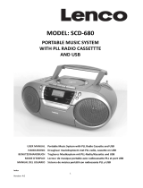 Lenco SCD-680 Portable DAB+ Radio Bedienungsanleitung